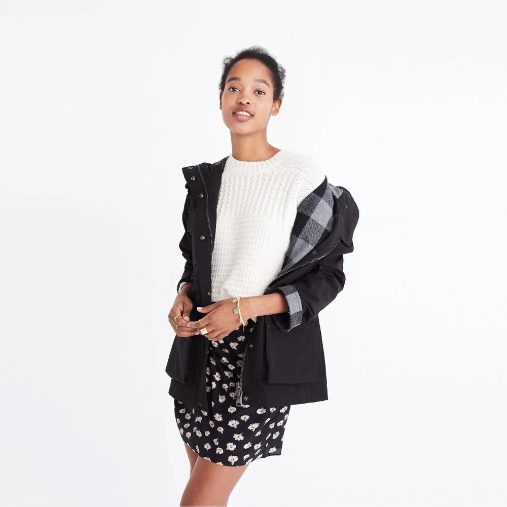 Madewell x Penfield Kasson Jacket in True Black - sz Large